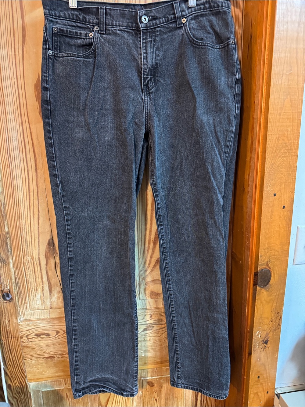 Men’s urban pipeline max flex Black Straight-Leg Jeans 36x34 athletic fit